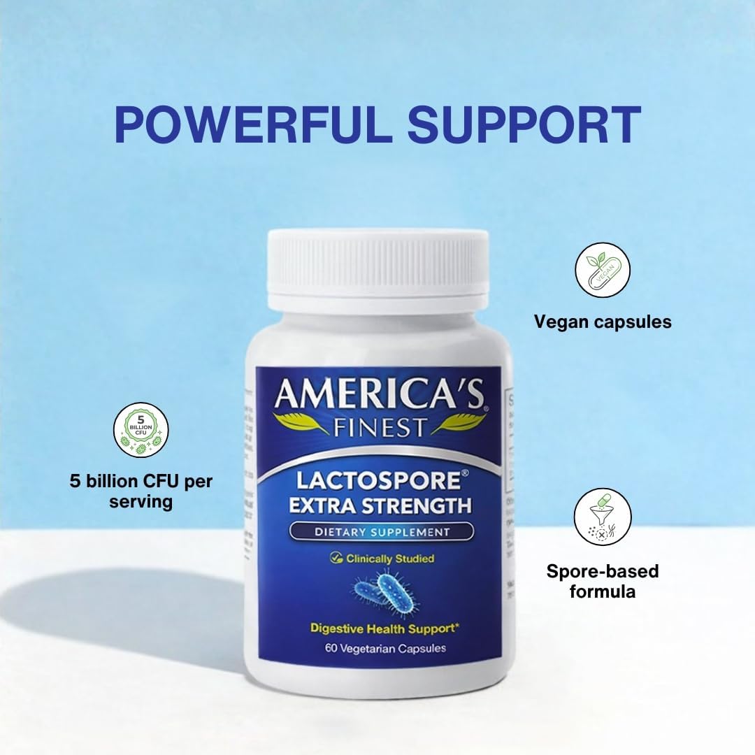 AFI LactoSpore® ES Spore Probiotic | 5 Billion CFU | Digestive, Immune & Vaginal Health Support | 60 Capsules - görsel 6