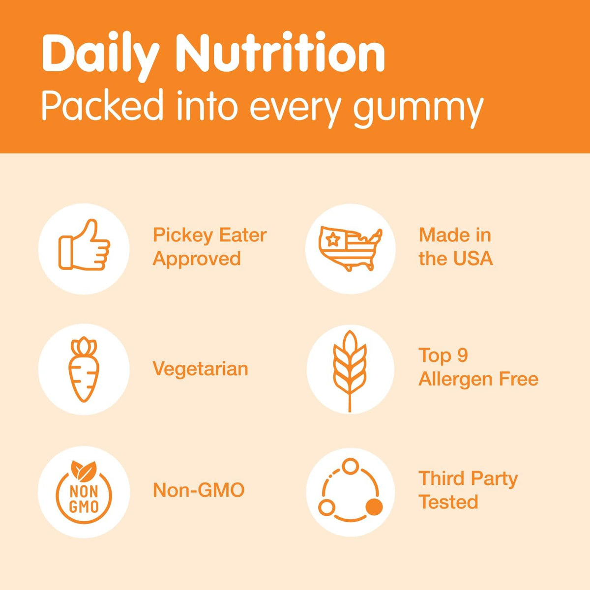 DR. MORITZ Kids Multivitamin Gummies | 14 Essential Vitamins | Daily Supplement for Ages 2+ | 60 Gummies - görsel 3