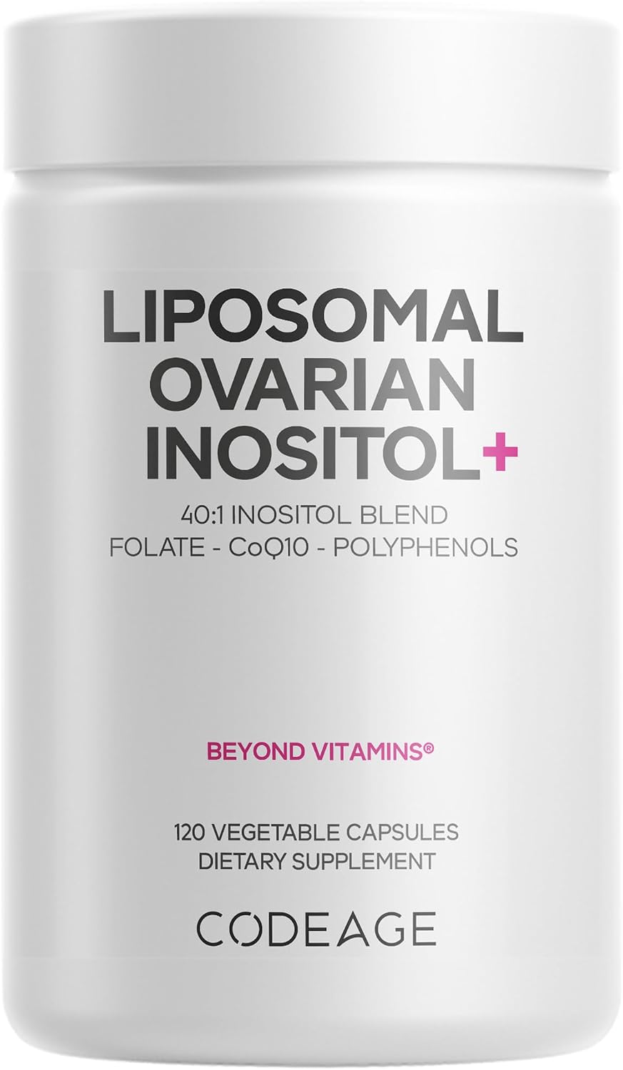 Codeage Liposomal Ovarian Inositol+ Supplement - görsel 1
