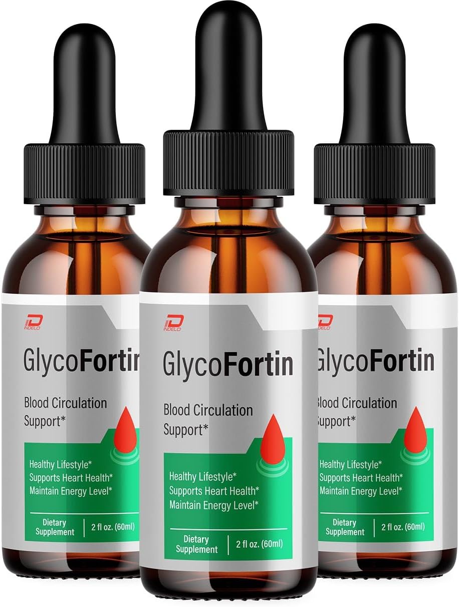 Glyco Fortin Drops - Extra Strength Liquid Food Supplement (3 Pack, 3 Month Supply) - görsel 1