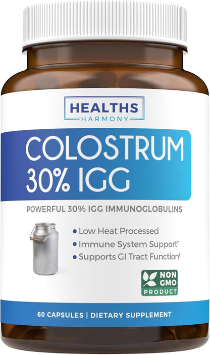 Bovine Colostrum for Women – 1,000 mg per Serving with 30% IgG Immunoglobulins