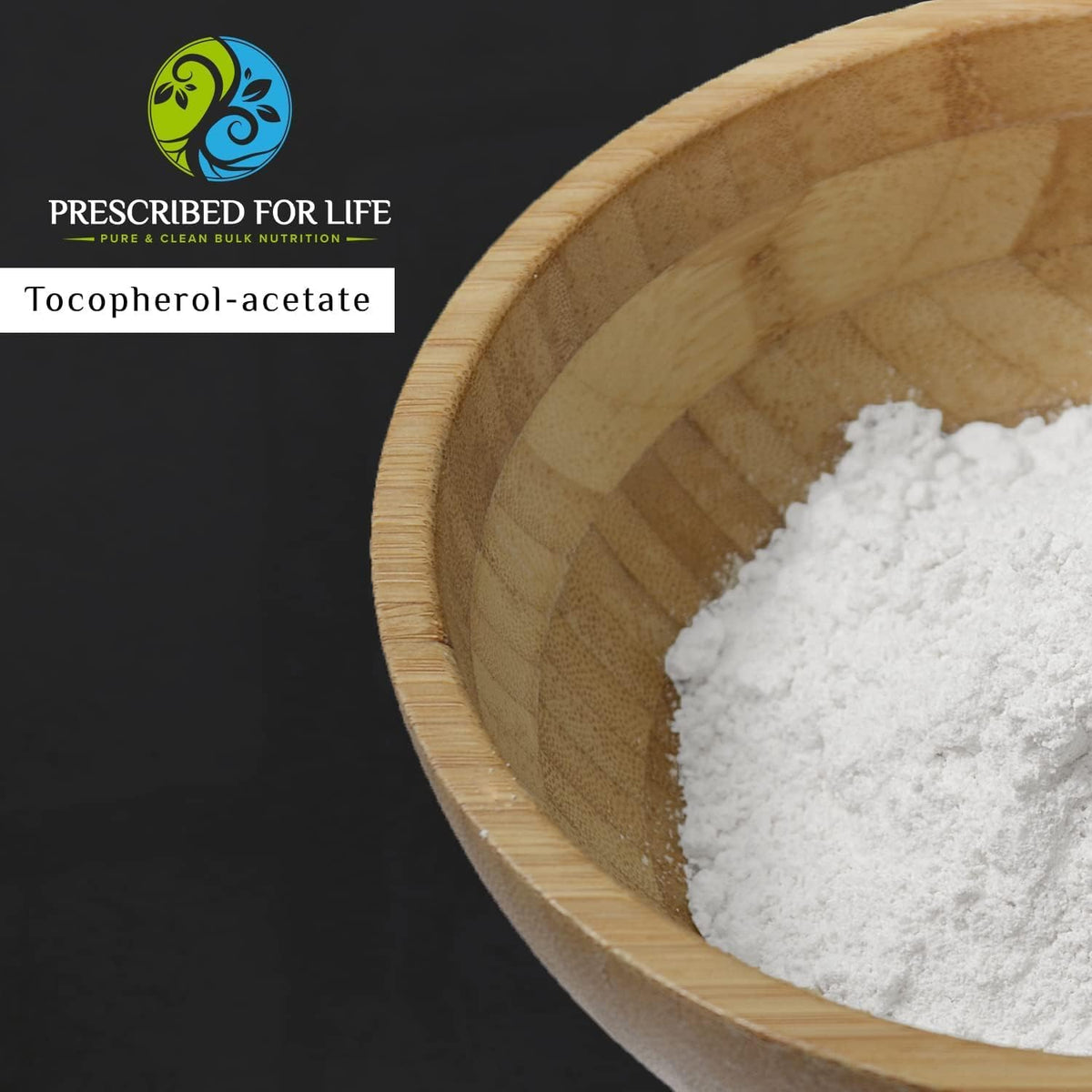 Prescribed For Life Tocopherol Acetate Powder, Water Soluble Alpha Vitamin E, 700 IU per gram, Vegan, Gluten-free, Non-GMO (1kg) - görsel 2