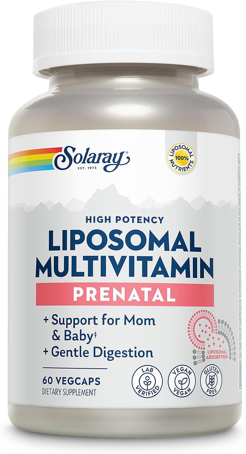 SOLARAY Liposomal Multivitamin for Women 50 Plus - Enhanced Absorption with Iron, Vitamin D, B12, Biotin, 60 VegCaps - görsel 10