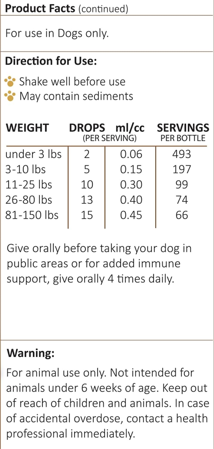 Amber NaturalZ Tossa K Kennel Bark Herbal Supplement for Dogs and Puppies - görsel 8