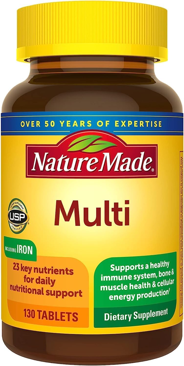 Nature Made Multi Complete Tablets, 130 Count (Pack of 9) - görsel 1