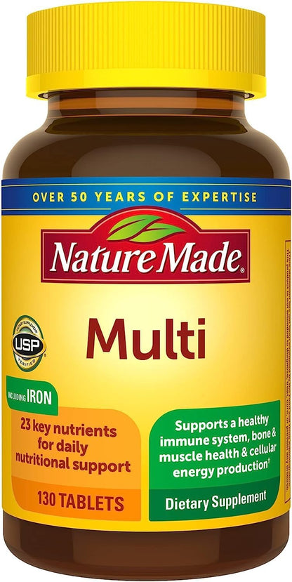 Nature Made Multi Complete Tablets, 130 Count (Pack of 9)