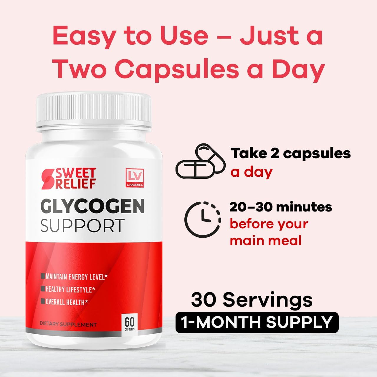 Sweet Relief Capsules (Pack of 2) - 120 Capsules - görsel 4