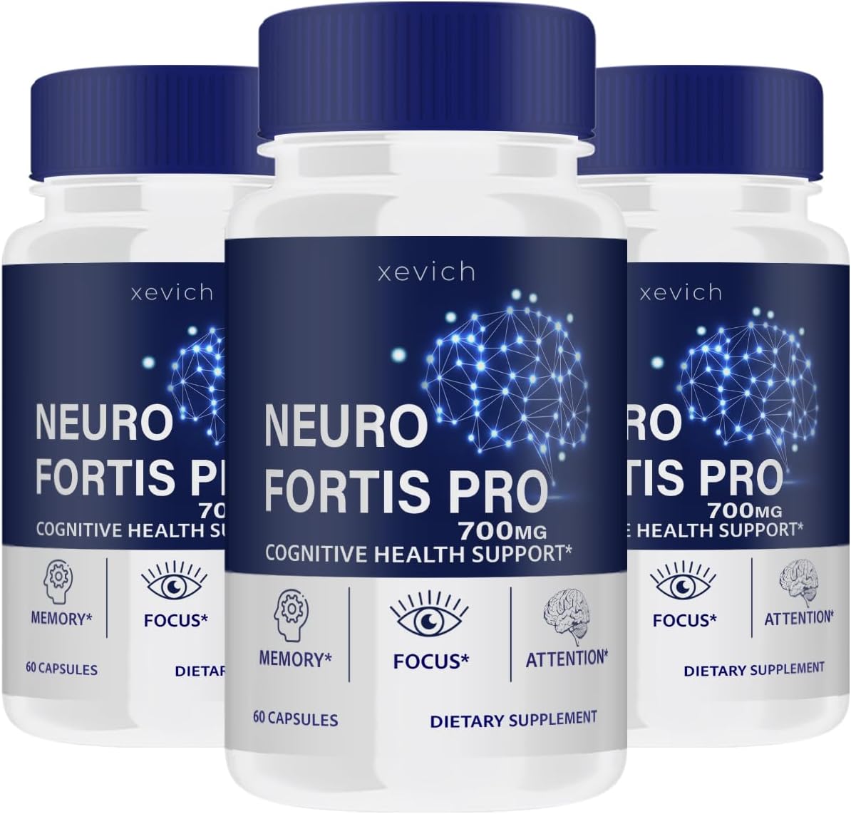 NeuroFortis Pro - Neuro Fortis Pro Capsule Formula (3 Pack, 180 Capsules) - görsel 1