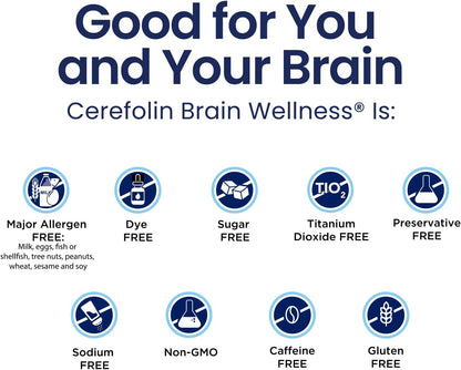 Cerefolin Brain Wellness – Targeted Nutrition for Cognitive Support (30 Capsules)
