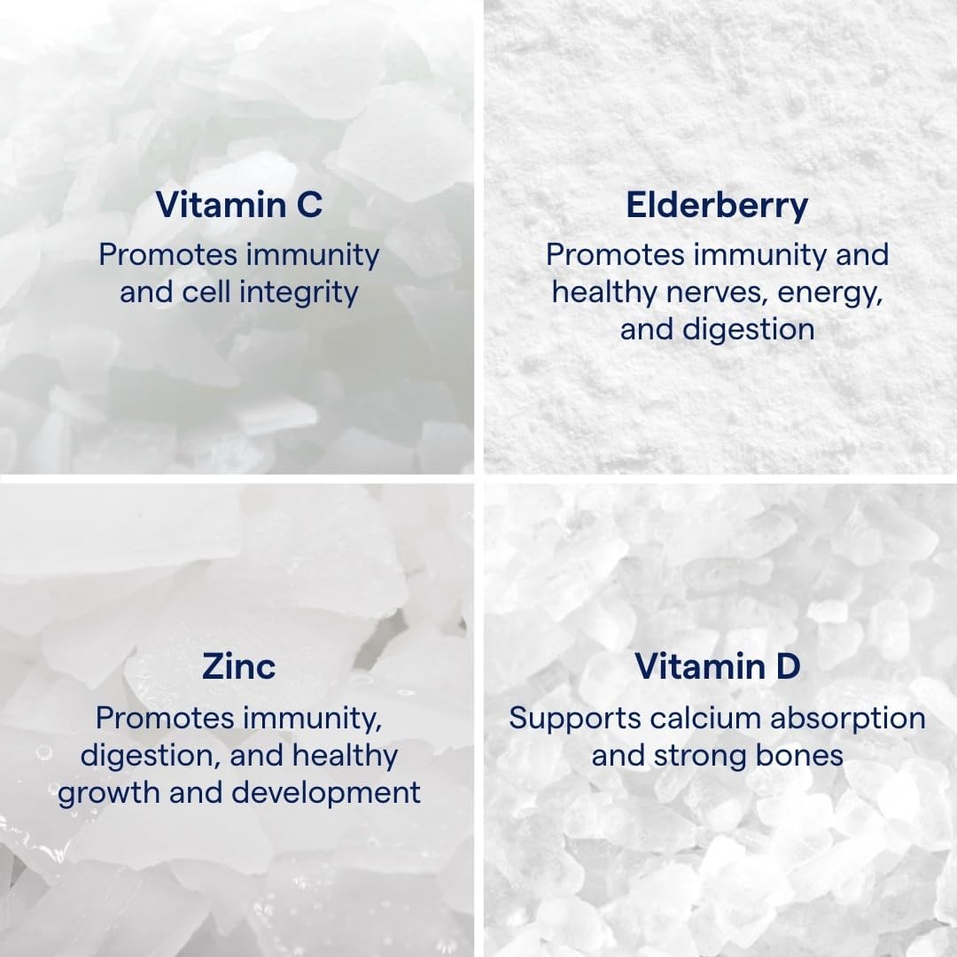 Trace Minerals Liquid Immunity+ with Elderberry, Zinc, Vitamins C & D - Mixed Berry - 30 oz - görsel 2