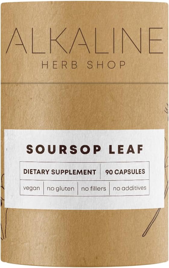 Soursop Leaf Supplement – Organic & Wildcrafted, 90 Veggie Capsules - görsel 1