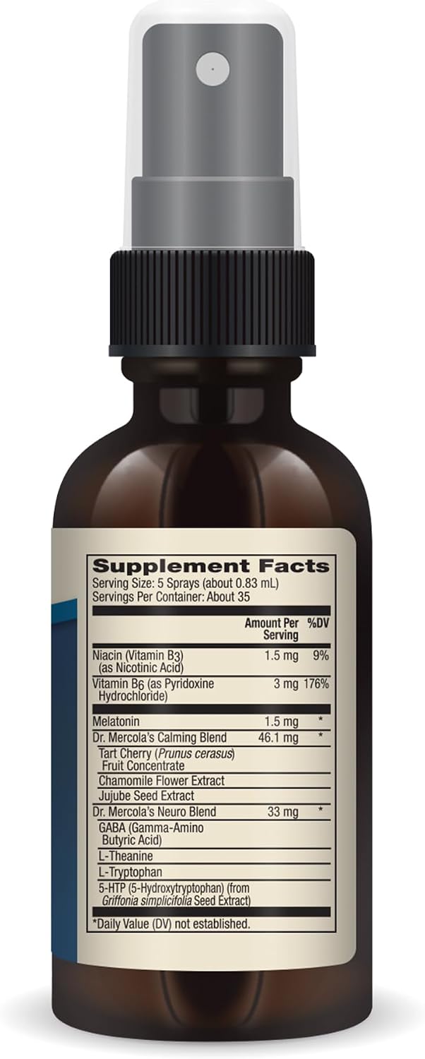 Dr. Mercola Sleep Support with Melatonin Spray - 3 Pack - görsel 2