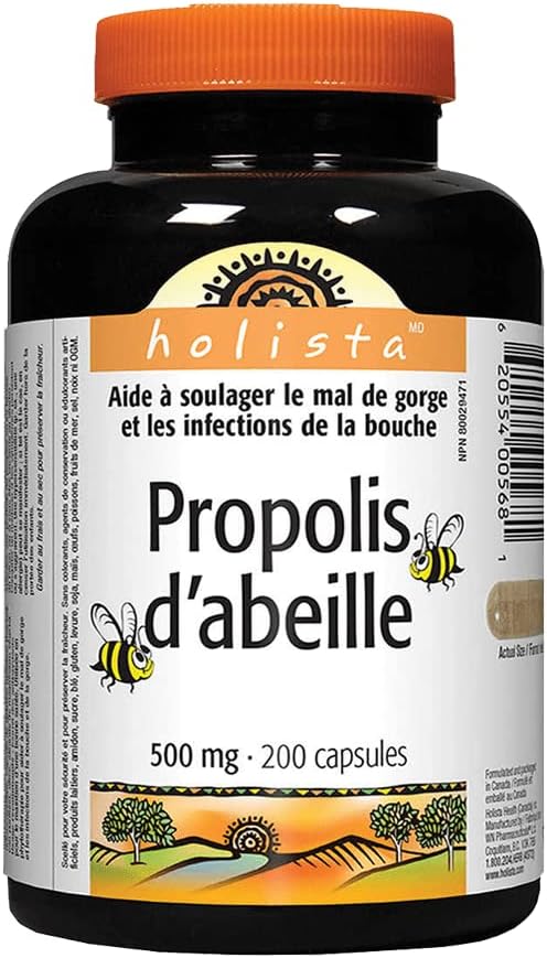 Holista Bee Propolis 500mg, 200 capsules - görsel 2