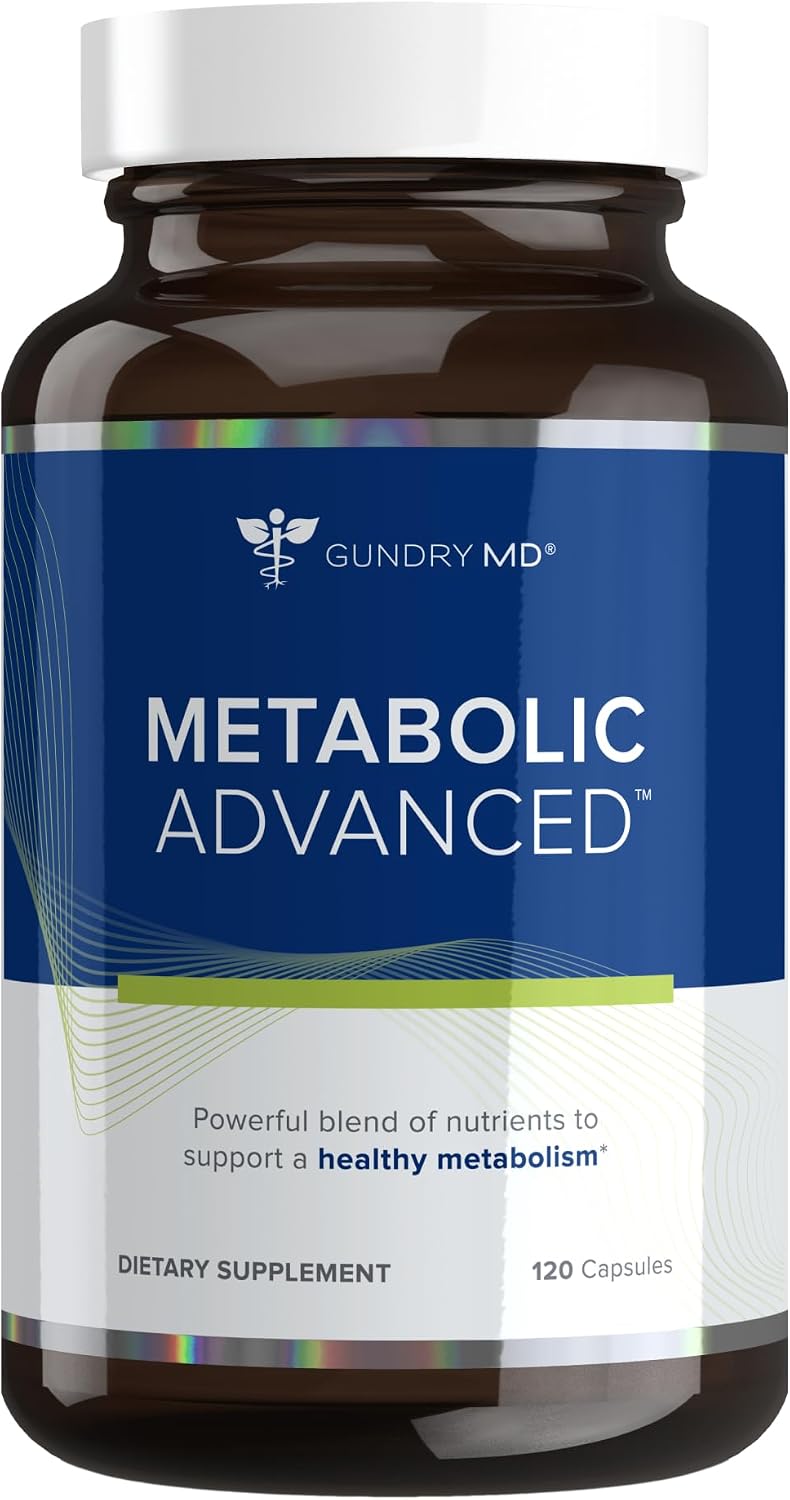 Gundry MD Metabolic Advanced Nutrient Blend with Berberine - 120 Capsules - görsel 1