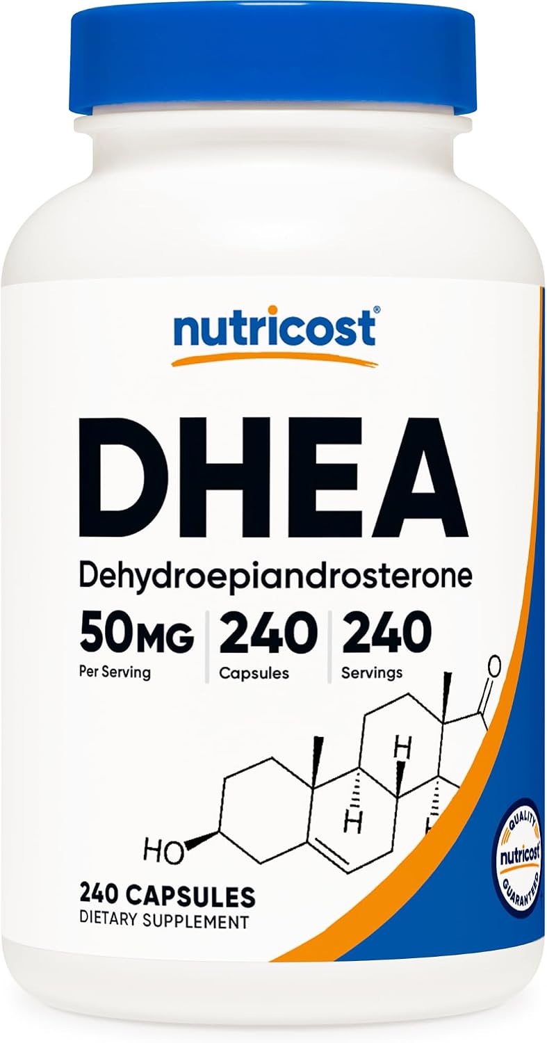 Nutricost DHEA 50 mg, 120 Capsules - görsel 8
