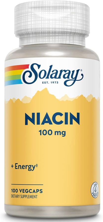 Solaray Niacin (Vitamin B3) Capsules