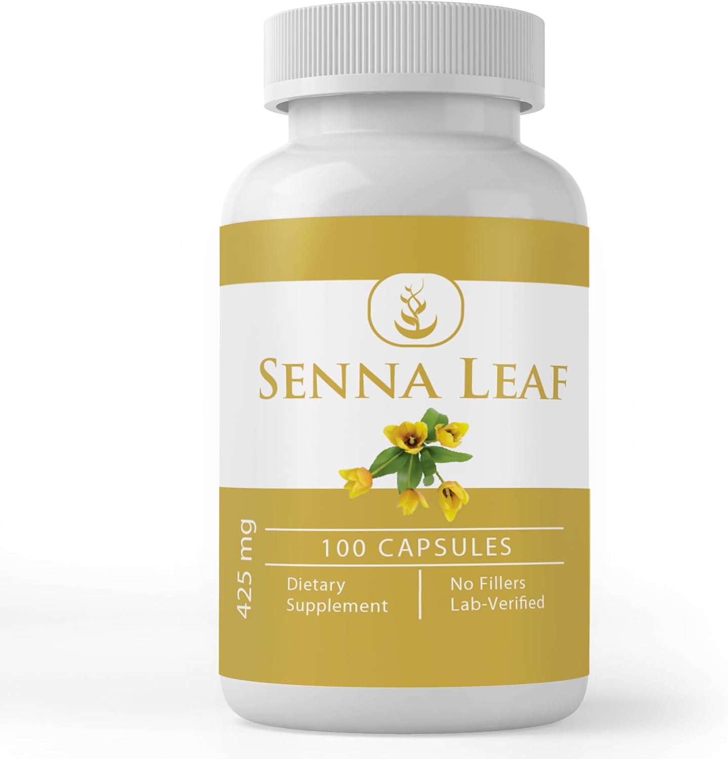 Pure Original Ingredients Senna Leaf, 100 Capsules – Always Pure, No Additives or Fillers - görsel 1