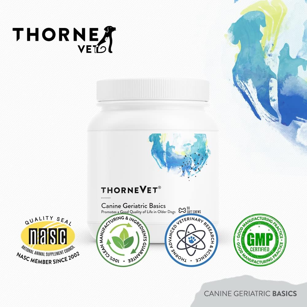 ThorneVET Canine Geriatric Basics – Senior Dog Multivitamin/Mineral Formula, 90 Soft Chews - görsel 7