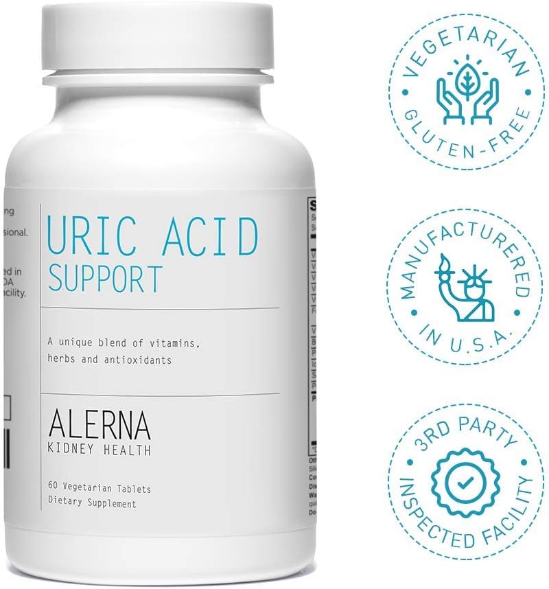 Uric Acid Support Supplement – Tart Cherry, Celery Seed, Turmeric, Quercetin – 60 Vegetarian Tablets (Pack of 3) - görsel 3