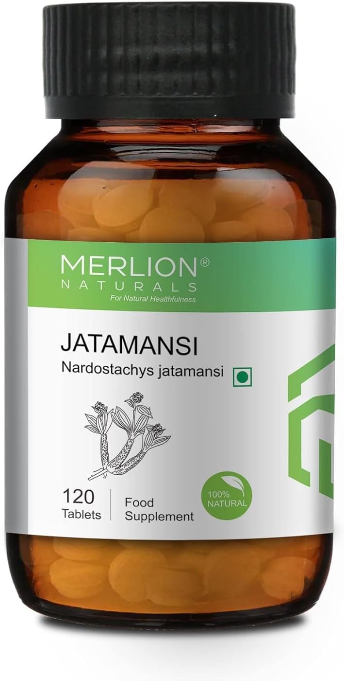 Sheltr Jatamansi Tablets, Nardostachys jatamansi, All Natural, Pure Herbs 500mg x 120 Tablets - görsel 1
