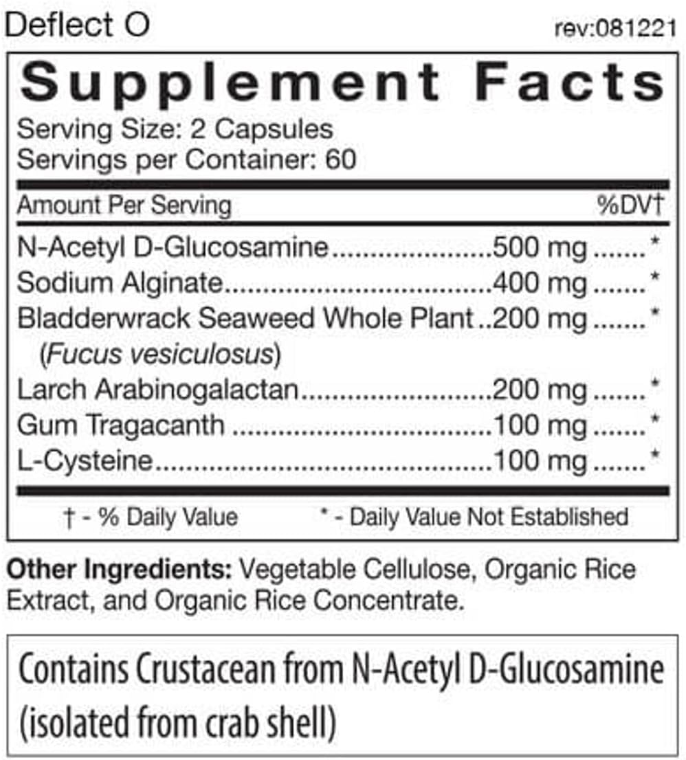 D'Adamo Personalized Nutrition Deflect Lectin Blocker (Blood Type O) - 120 Vegetarian Capsules - görsel 2