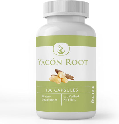 PURE ORIGINAL INGREDIENTS Yacon Root, (100 Capsules) Always Pure, No Additives Or Fillers, Lab Verified