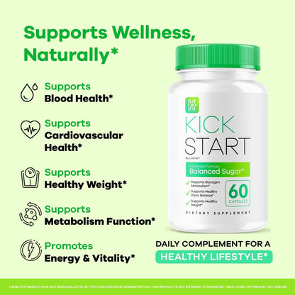 Kick Start Glyco Optimiser Capsules (60 Capsules)