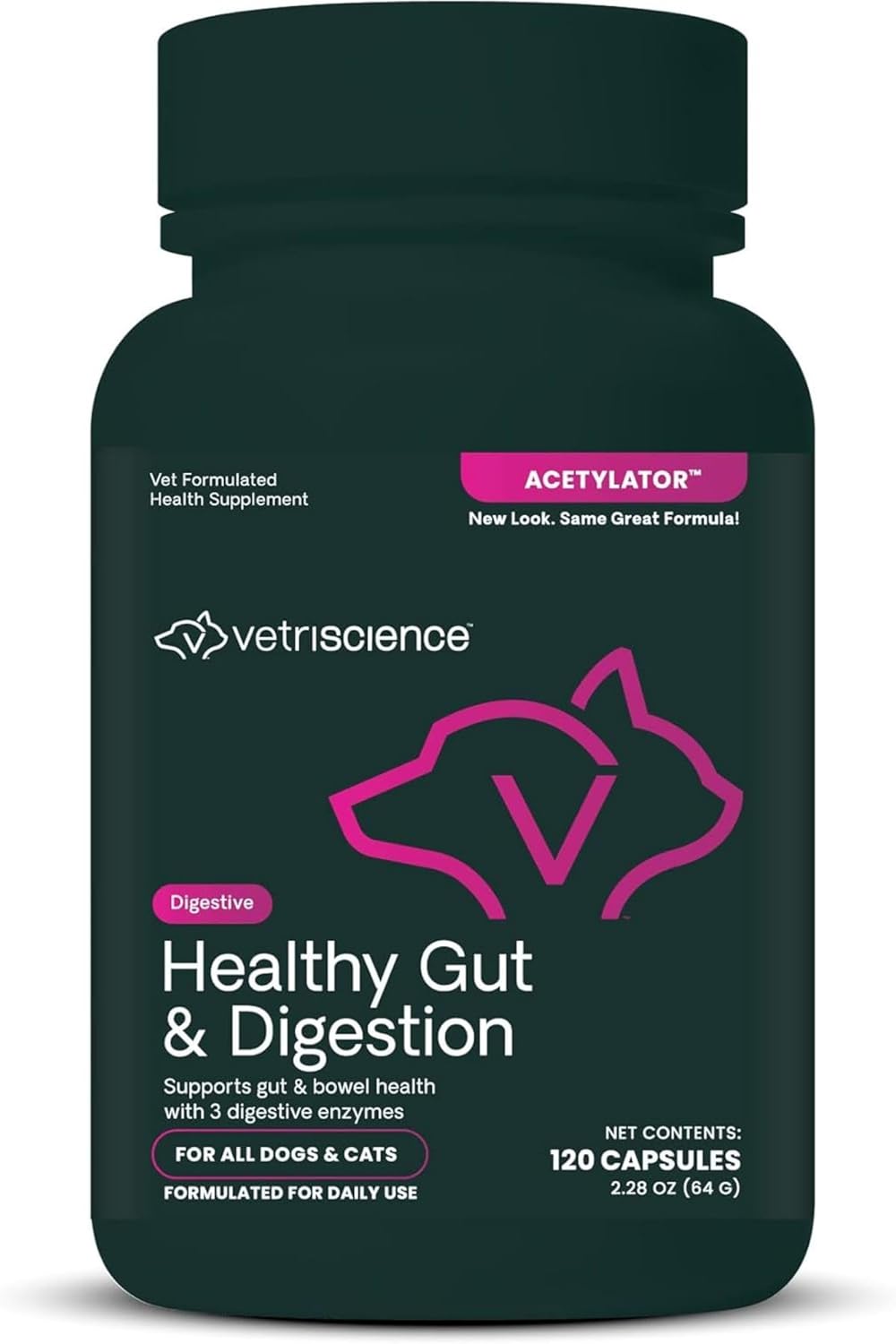 VetriScience Veterinary Strength Gut Health Powder – Probiotic for Dogs & Cats, 60 Servings - görsel 9