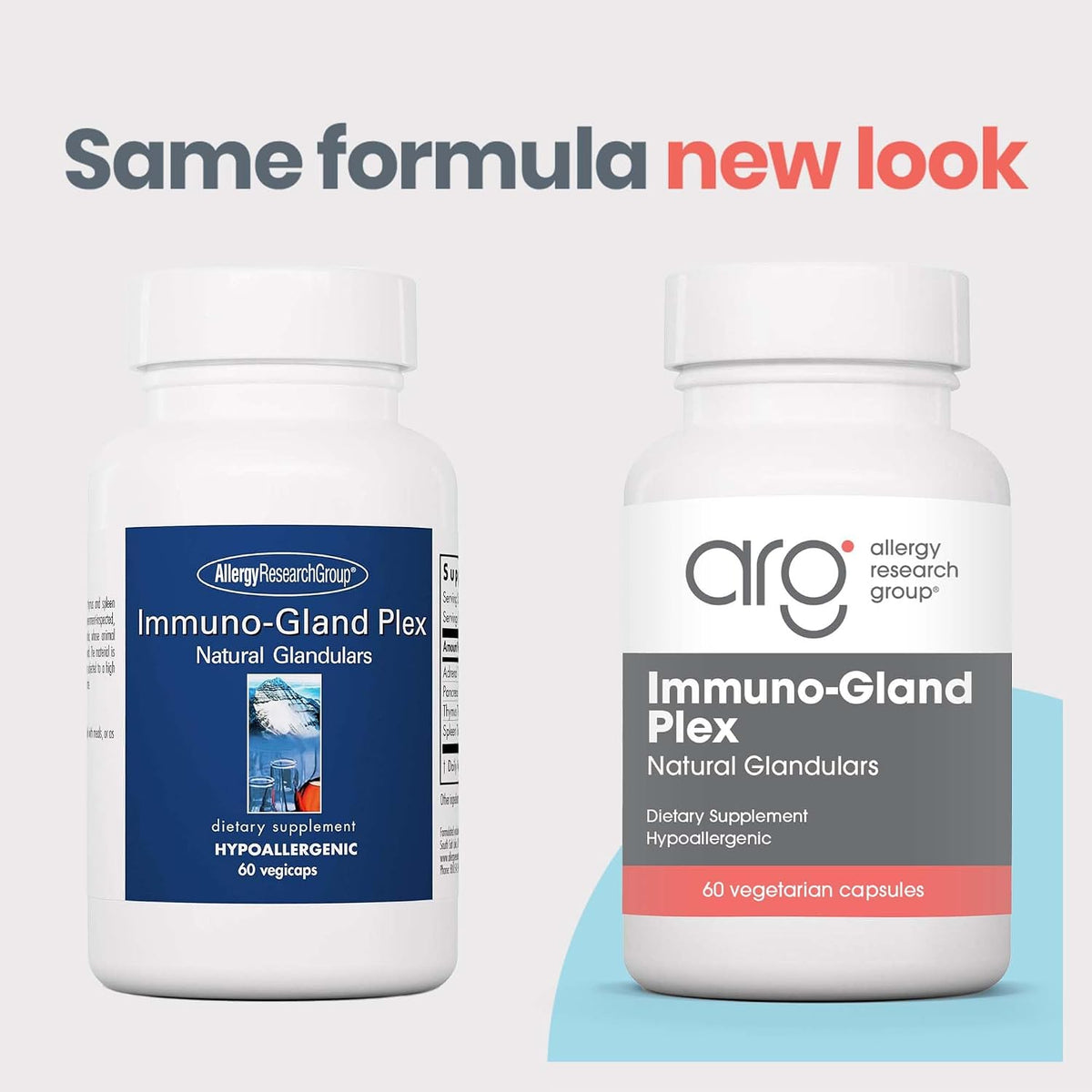 Allergy Research Group ARG Immuno-Gland Plex - Multi-Organ Glandular Blend - 60 Capsules - görsel 2