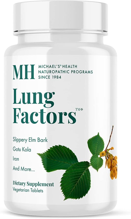 Michael's Health Naturopathic Programmes Lung Factors – 120 Vegetarian Tablets