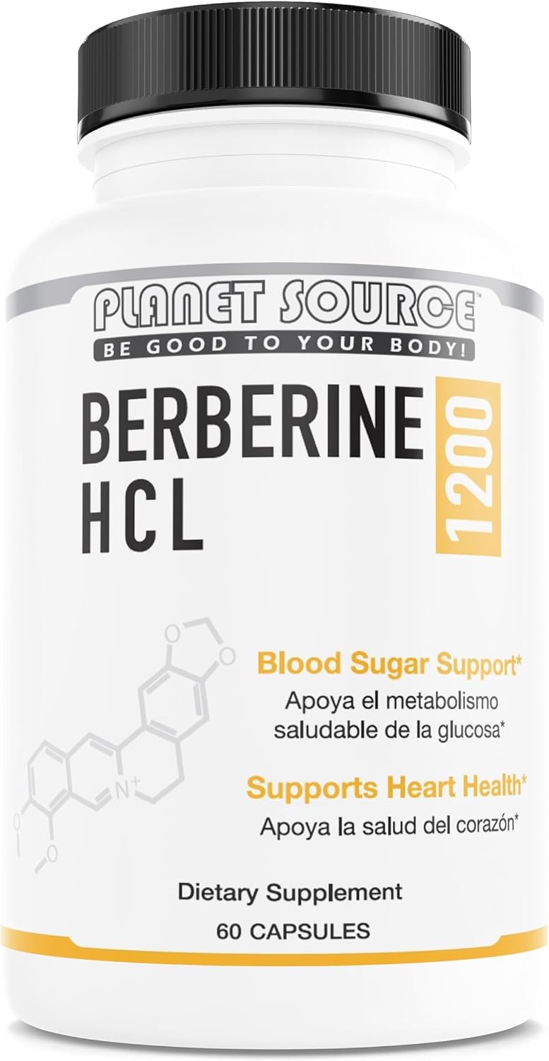 Berberine HCl 1200 mg per Serving 60 Capsules - görsel 1