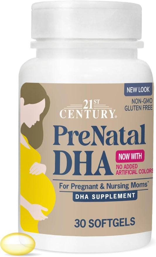 21st Century PreNatal DHA Softgels - 30 softgels, Pack of 3