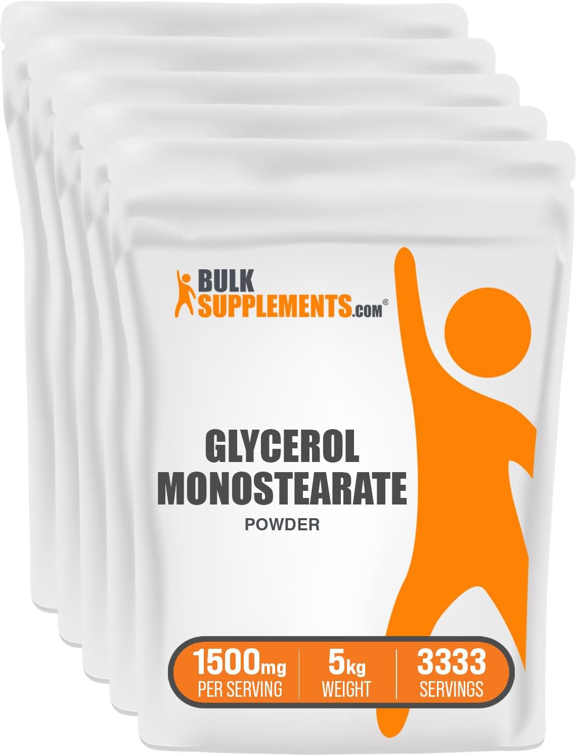 BulkSupplements.com Glycerol Monostearate Powder – Glycerol Supplement, Unflavoured, 1.5g per Serving, 250g (8.8 oz) - görsel 8