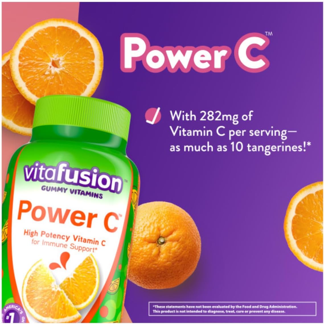 Vitafusion Power C Gummy Vitamins for Adults, 150 Gummies - görsel 7