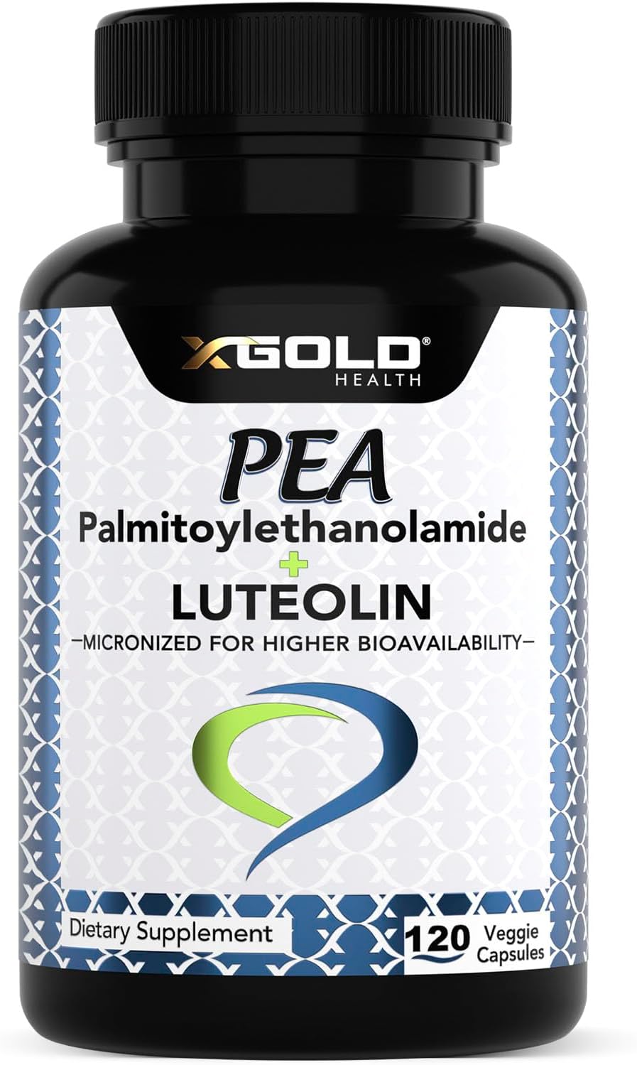 Palmitoylethanolamide 630 mg + Luteolin Standardised 98% - 120 Veggie Capsules - görsel 1