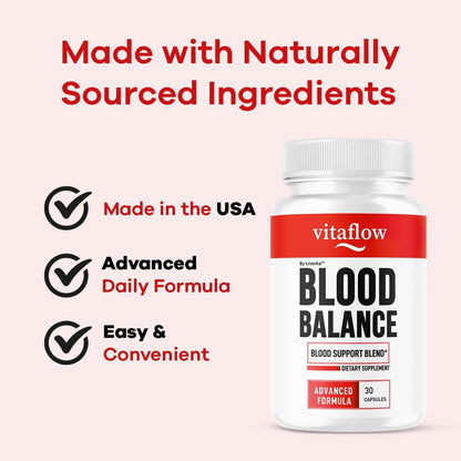 (3 Pack) VitaFlow Capsules - Official Balance Supplement Support, All-Natural Advanced Formula, 90 Capsules