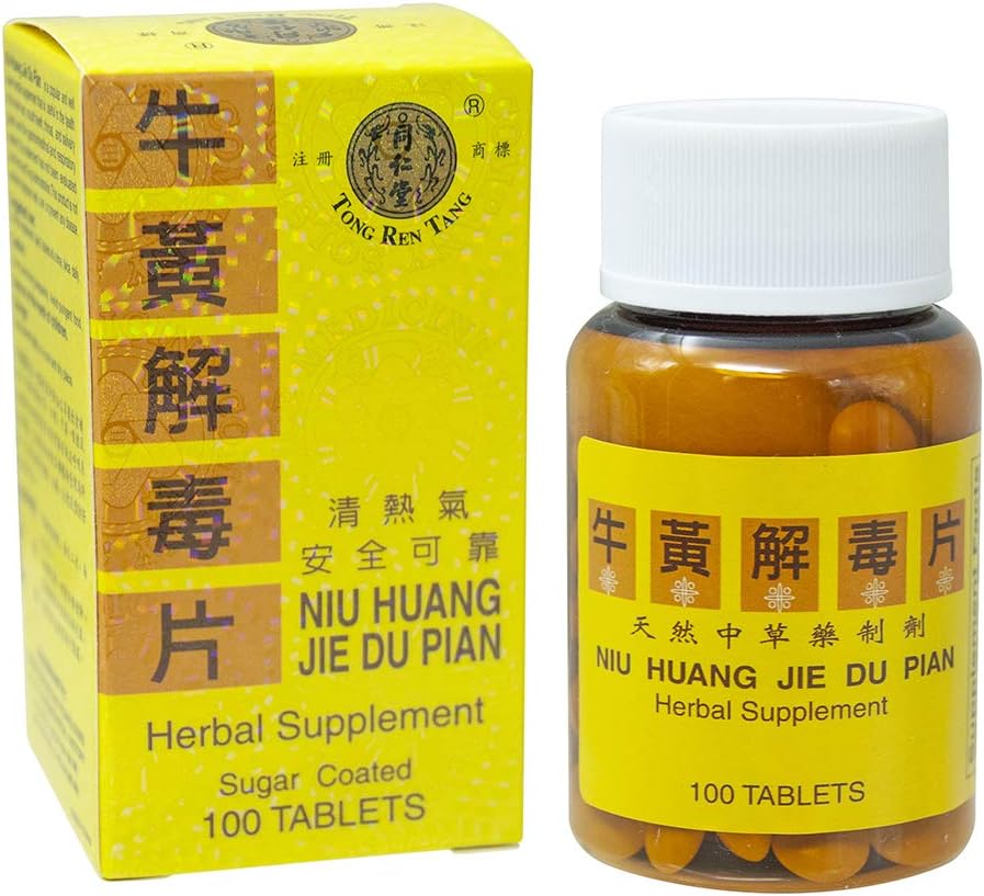 Tong Ren Tang Niu Huang Jie Du Pian - 100 Tablets - görsel 1