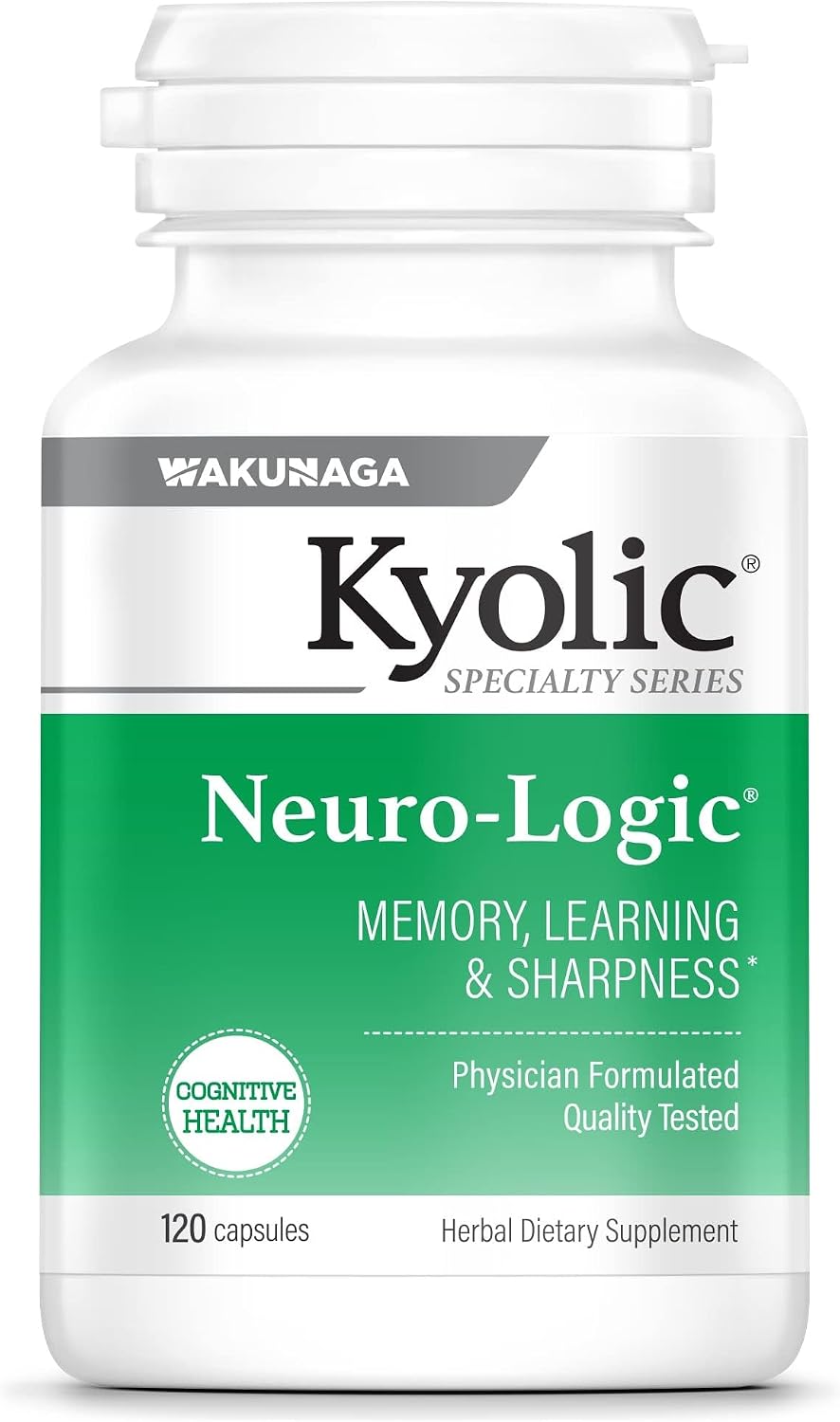 Kyolic Specialty Series Neuro-Logic, 120 Capsules (60 Servings) - görsel 1