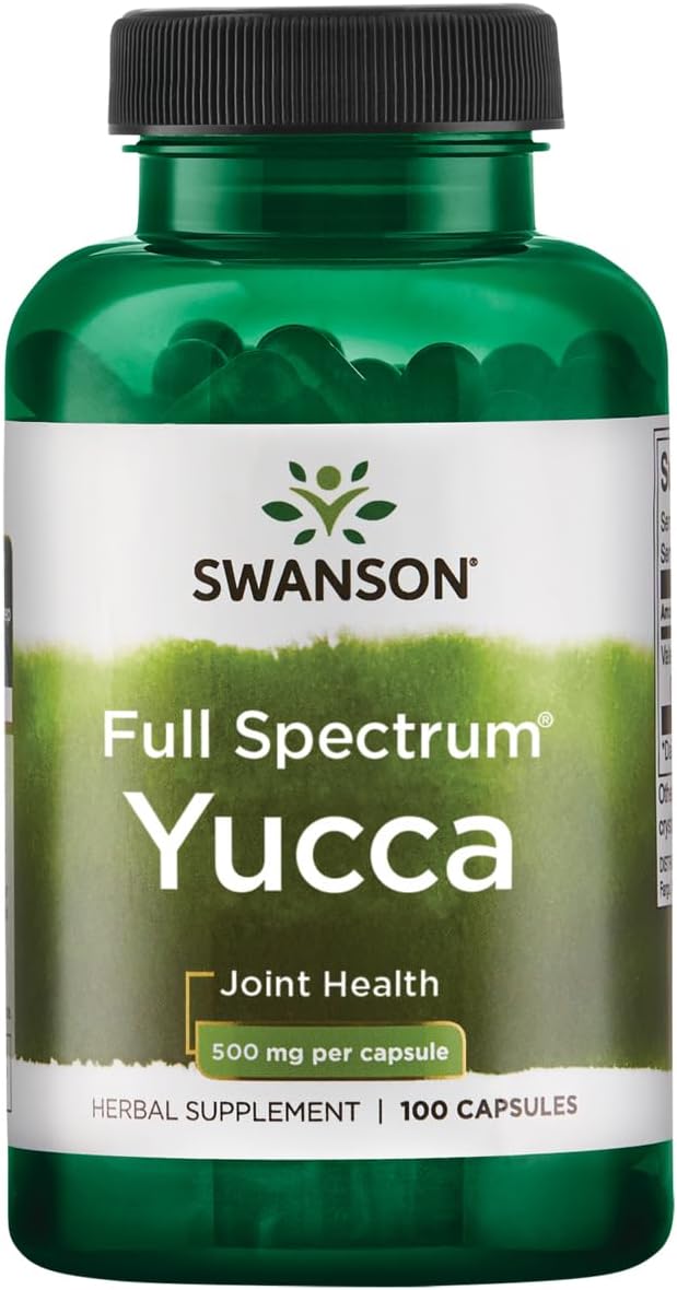 Swanson Premium Full Spectrum Yucca 500 mg, 100 Capsules - görsel 1