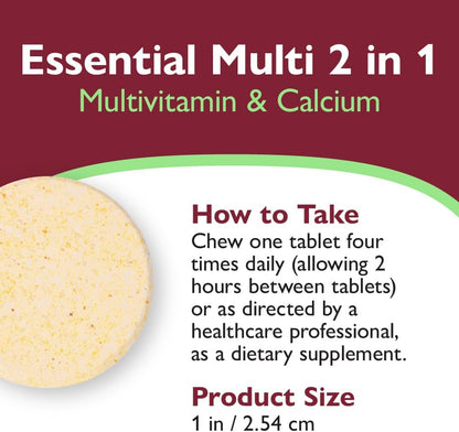Celebrate Vitamins 2-in-1 Bariatric Multivitamin with Calcium Citrate - Orange Pineapple (120 Chewables)