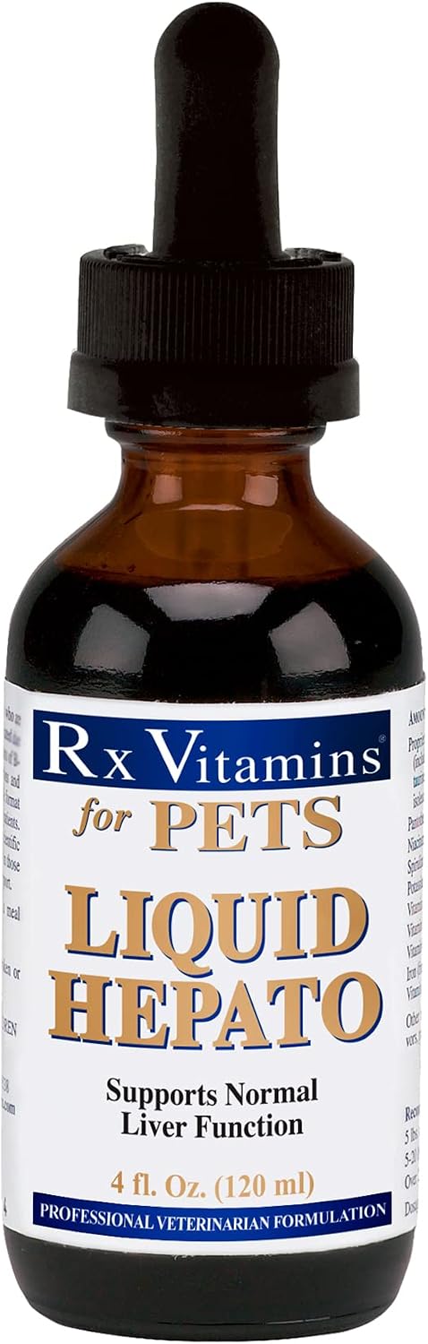 Rx Vitamins Liquid Hepato for Dogs and Cats, Original 120 ml - görsel 1