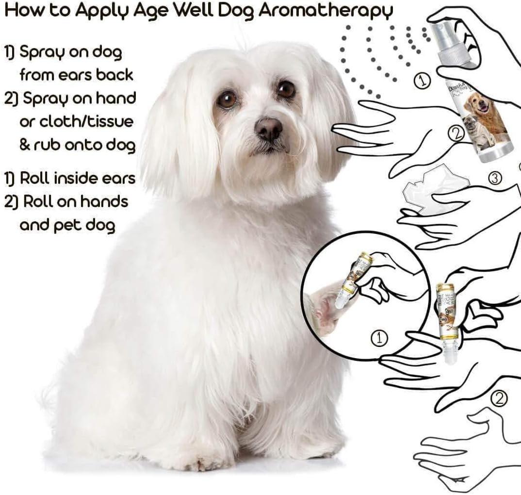 The Blissful Dog Maltese Age Well Spray Aromatherapy - görsel 4