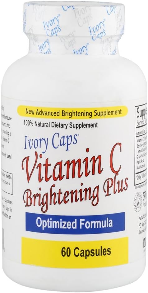 Ivory Caps Maximum Strength Vitamin C Brightening Plus 60 Caps - görsel 1