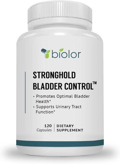 Biolor Stronghold Bladder Control – Supports Normal Urinary Function – 120 Capsules