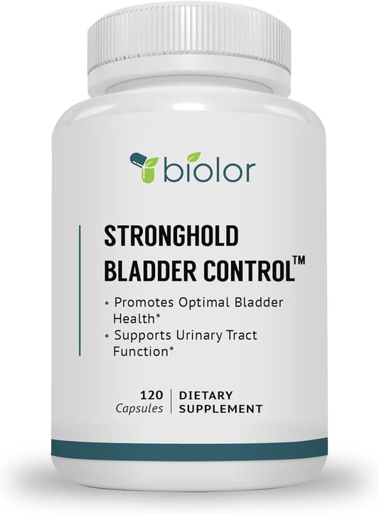 Biolor Stronghold Bladder Control – Supports Normal Urinary Function – 120 Capsules