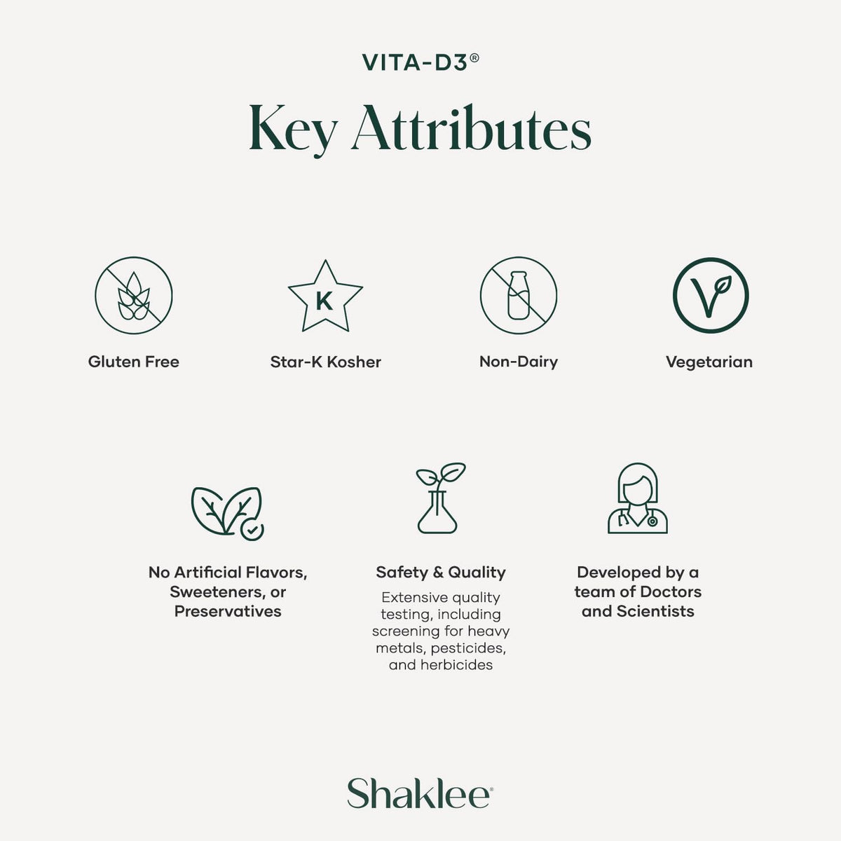 Shaklee Vita-D3® 2,000 IU (50 mcg) – High-Strength Vitamin D3 for Bone, Muscle and Immune Health | 90 Tablets - görsel 3