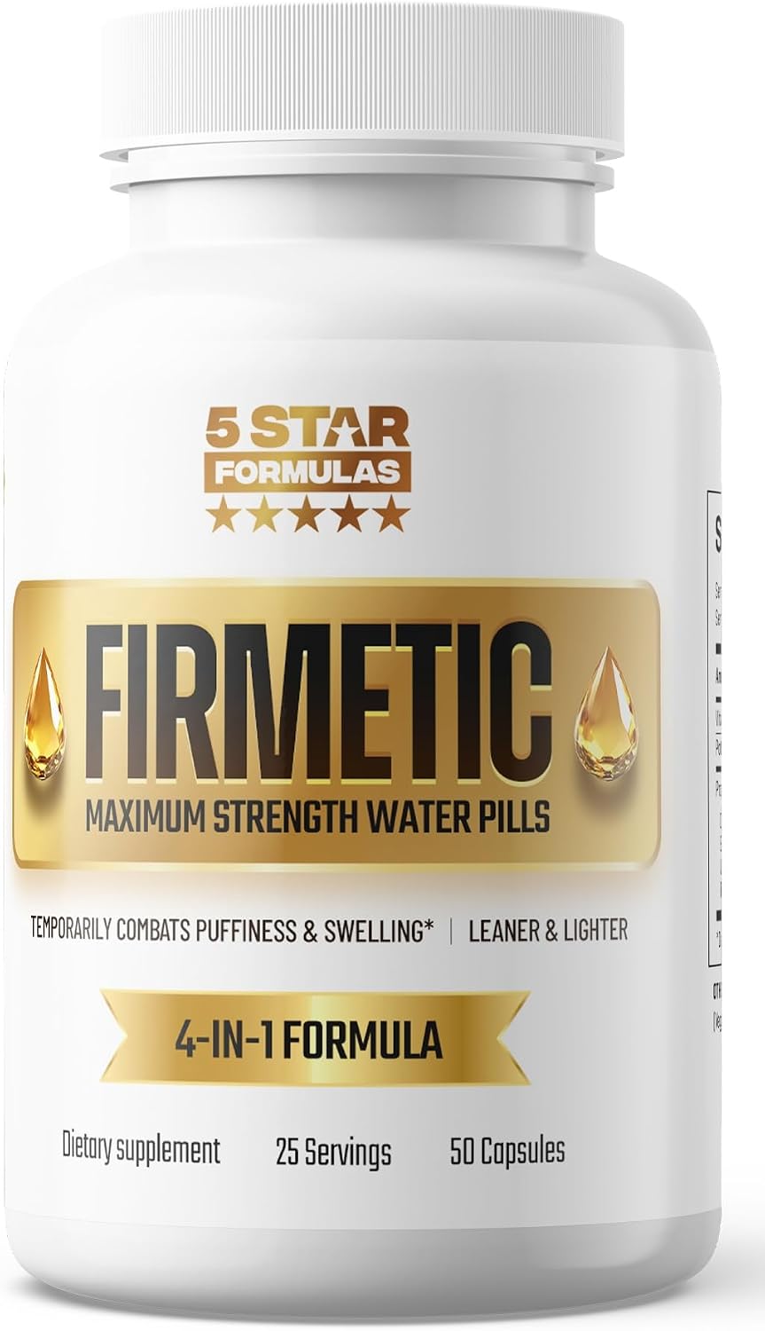 Firmetic Water Tablets – Natural Diuretic for Swelling & Fluid Retention - görsel 1