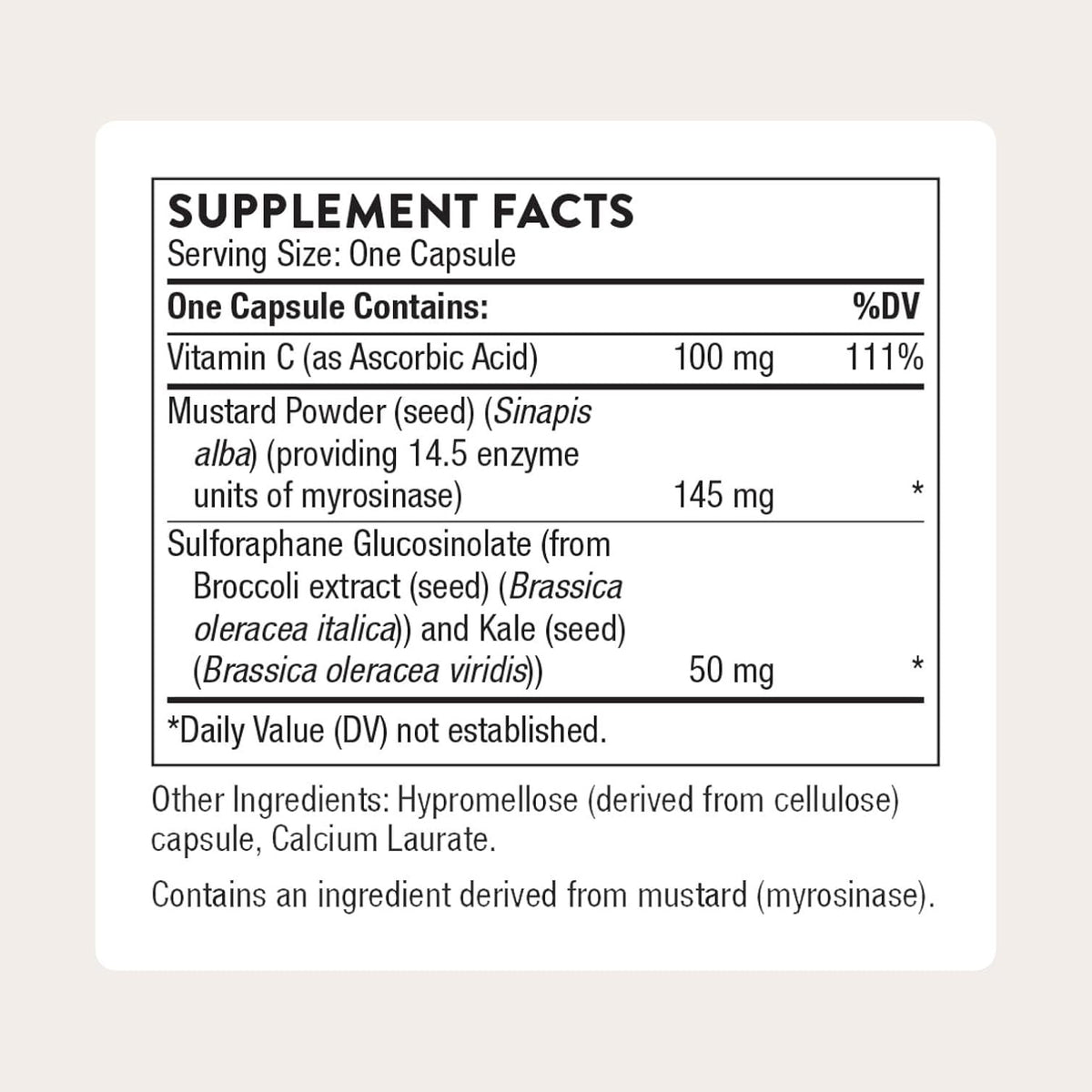 THORNE Broccoli Seed Extract - Supports Liver Detoxification & Antioxidant Protection - 60 Capsules - görsel 2