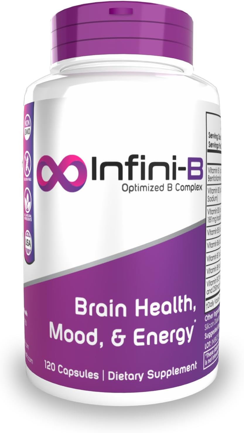 Infini-B Advanced B-Complex – 120 Capsules - görsel 1