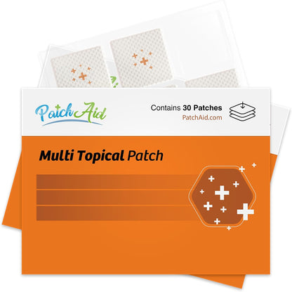 PatchAid Multi Plus Topical Patch (Pack of 2) | Daily Energy & Wellbeing Support, 27 Essential Vits Including Iron, B12, and Calcium, 8-Hour Wear & Slow Release, 60-Day Supply